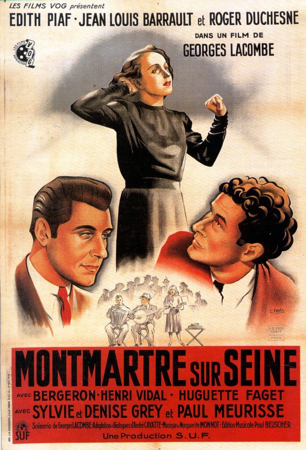 Affiche du film Montmartre sur Seine (1941) de Georges Lacombe