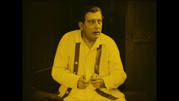 Léon Mathot dans le film muet Vent debout (1923) de René Leprince