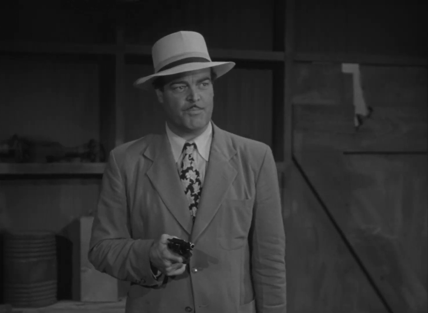 Le comédien John Merton dans le serial Jack Armstrong (1947) de Wallace Fox