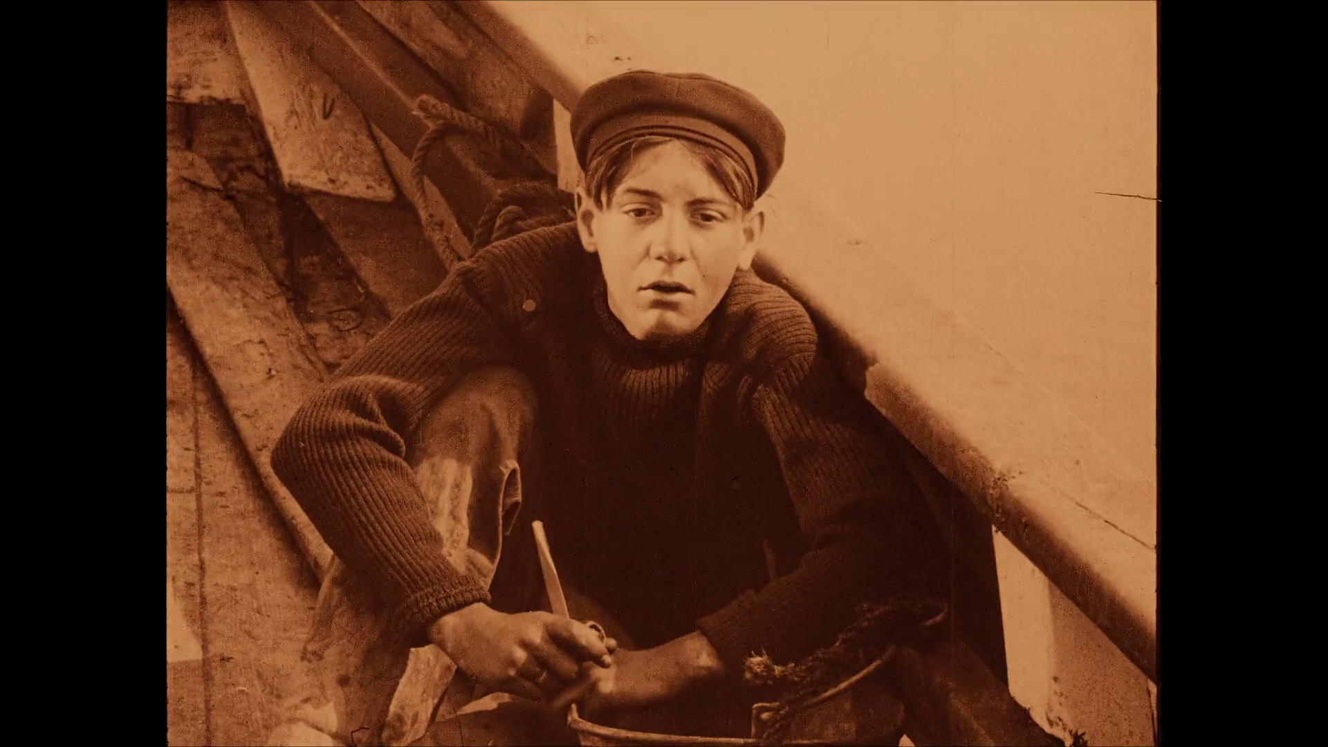 Maurice Touzé dans le film muet Vent debout (1923) de René Leprince