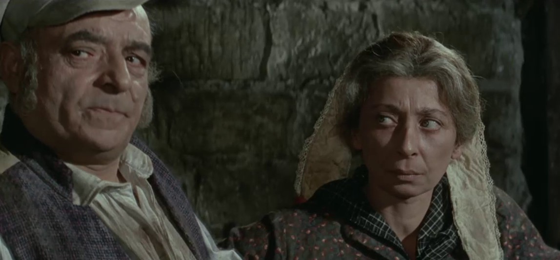 La comédienne Maria Meriko  dans le film historique Les mystères de Paris (1962) d'André Hunebelle