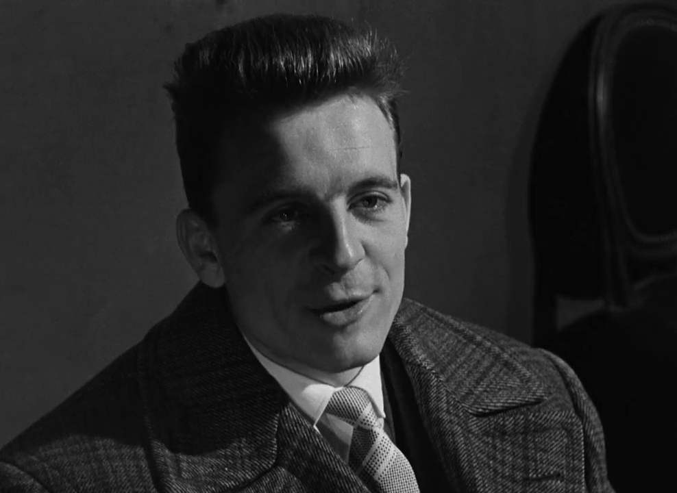 Le comédien Gérard Buhr dans le film Bob le flambeur (1955) de Jean-Pierre Melville