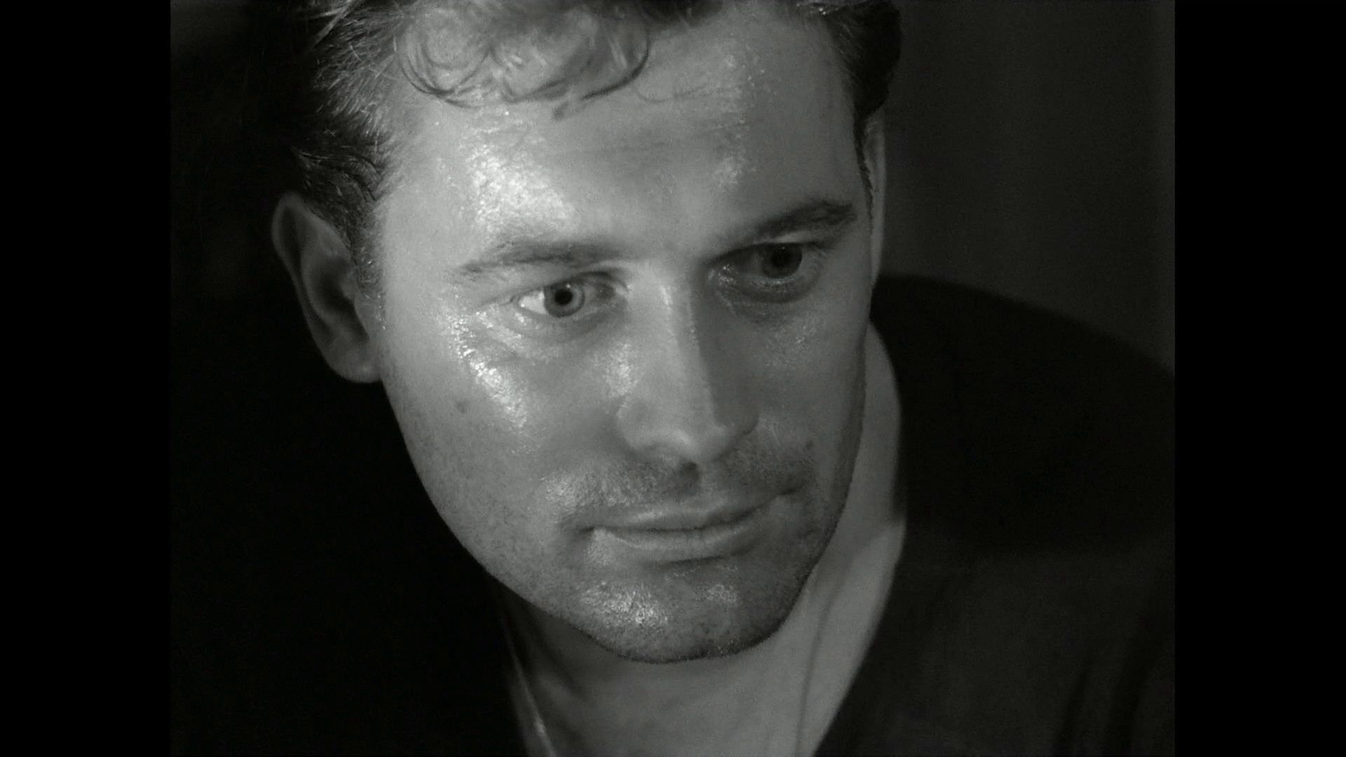 L'acteur Carl Möhner dans le film de gangsters Du rififi chez les hommes (1955) de Jules Dassin